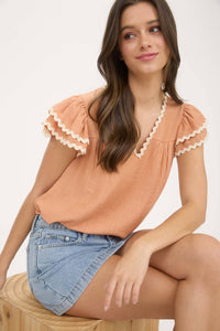 Blouse - Dusty Peach