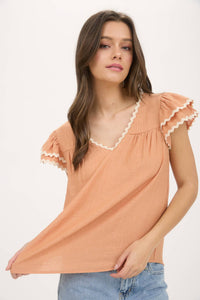 Blouse - Dusty Peach