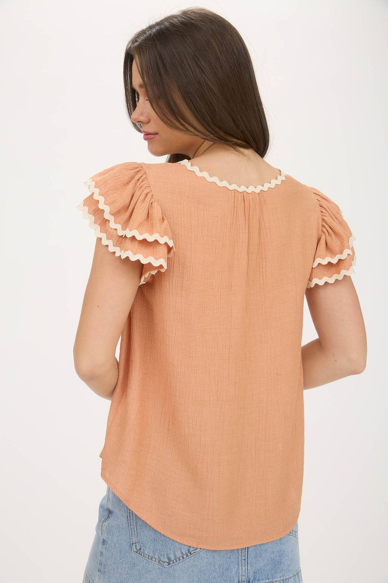 Blouse - Dusty Peach