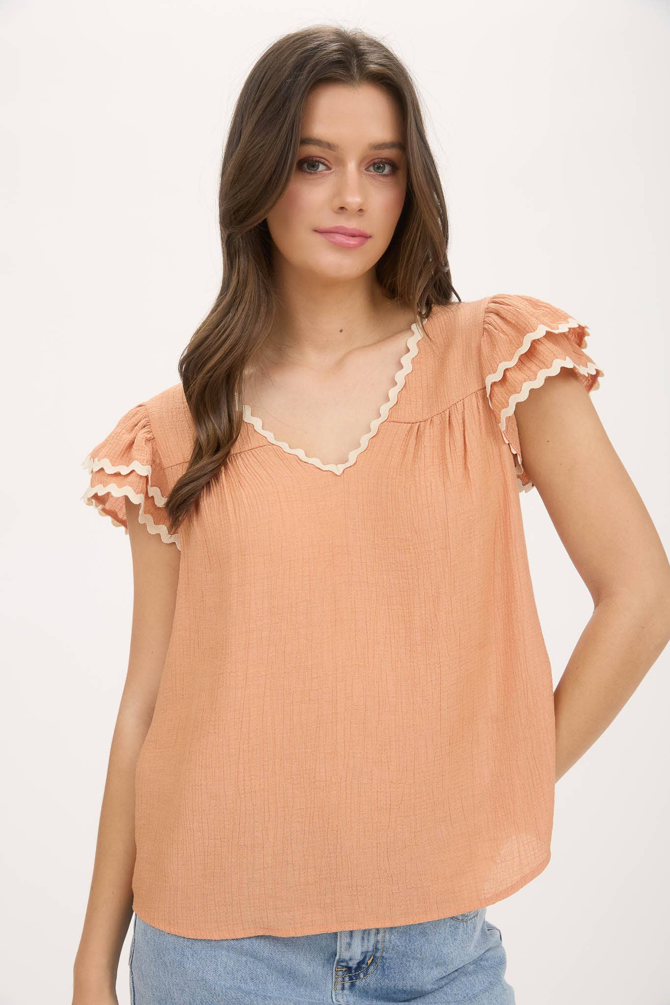 Blouse - Dusty Peach