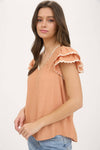 Blouse - Dusty Peach
