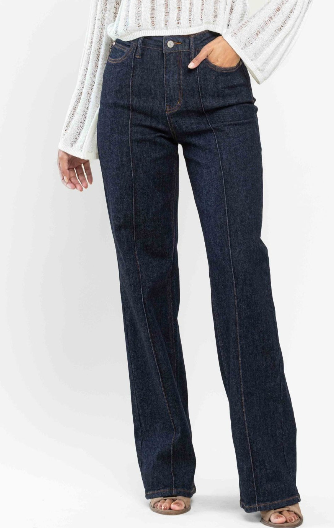 Denim - Judy Blue Dart Wide Leg
