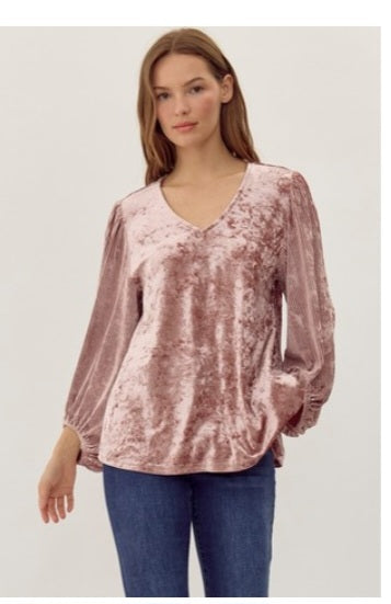 Blouse - Draped in Velvet