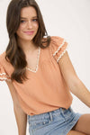 Blouse - Dusty Peach