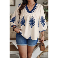 Blouse - Geo Print