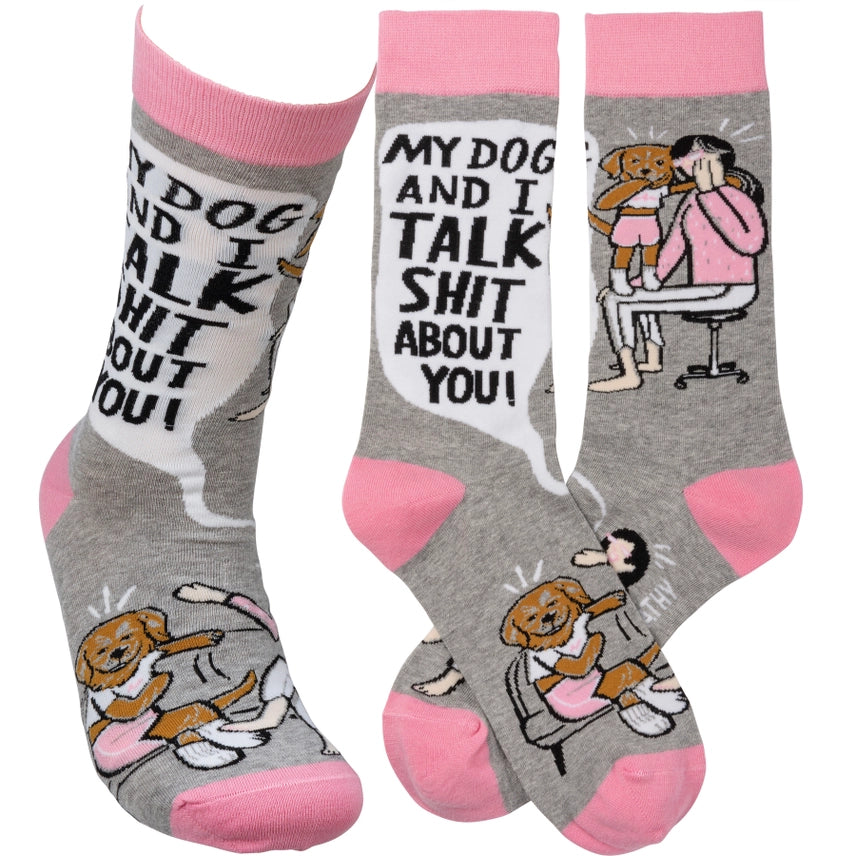 Socks - My Dog & I....