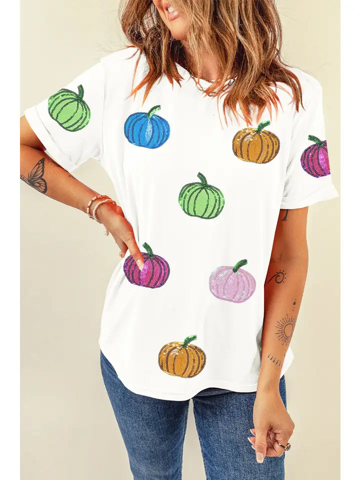 Top - Sparkle Me Pumpkin